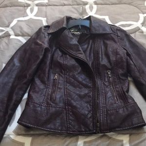 Super Chic  Quilted Guess Moto Jacket